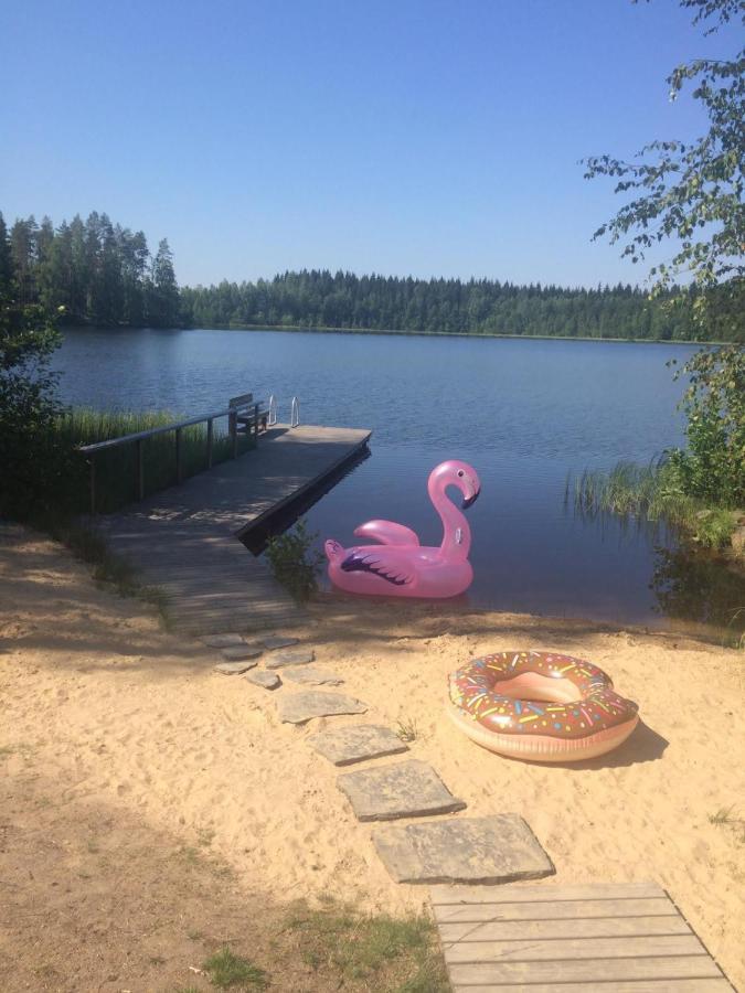 Private Lakeside Holiday Property In Nature Kankaanpaa Exterior photo