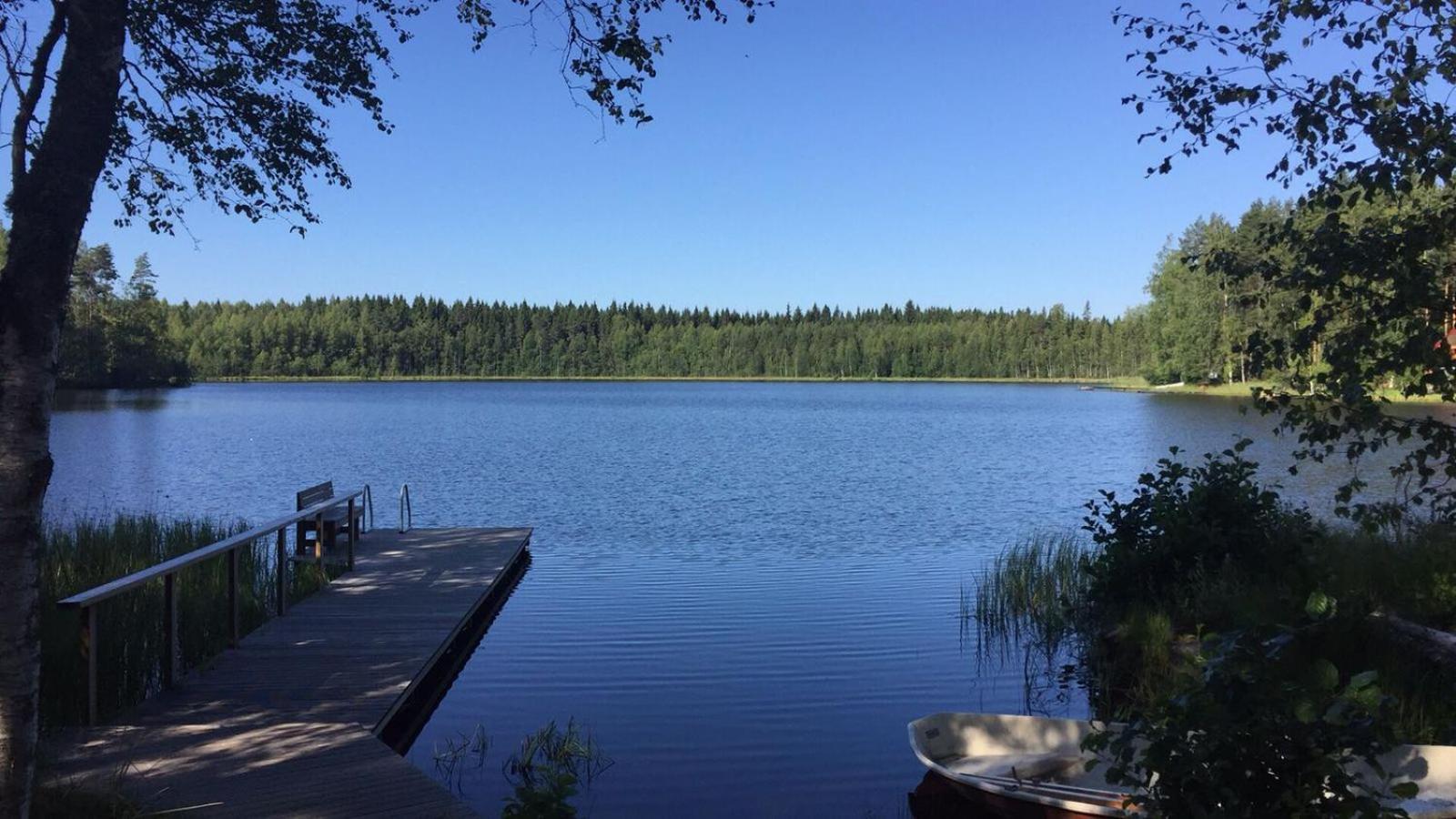 Private Lakeside Holiday Property In Nature Kankaanpaa Exterior photo